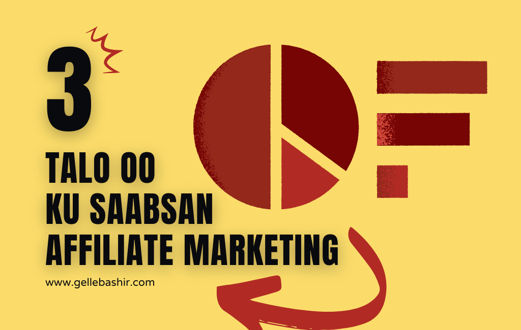 3 Talo oo  Ku Saabsan affiliate marketing