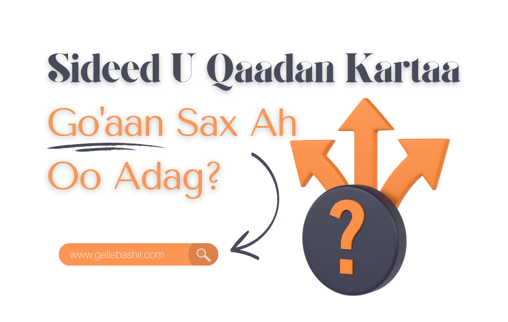 go'aan qaadashada