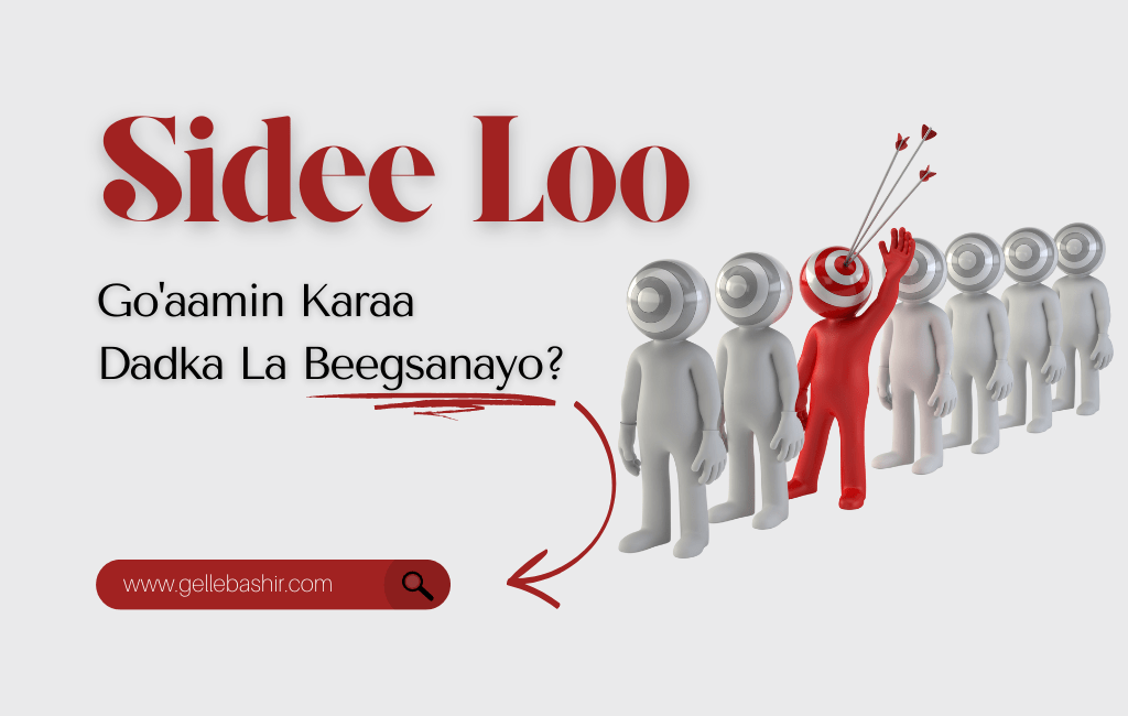 Sidee Loo Go'aamin Karaa Dadka La Beegsanayo?