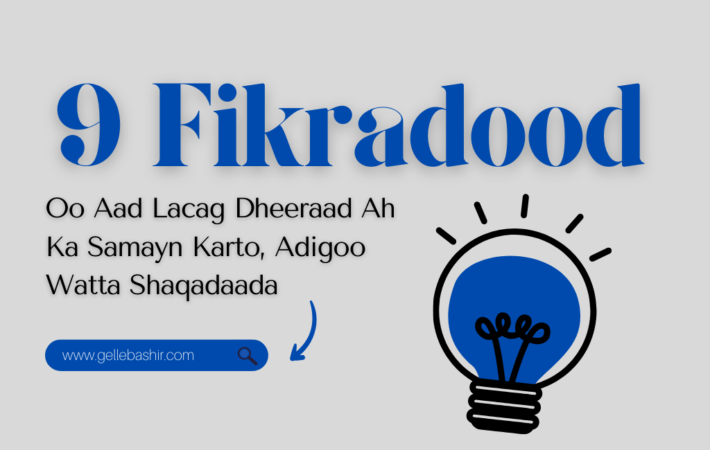 9 Fikradood Oo Aad Lacag Dheeraad Ah Ka Samayn Karto, Adigoo Watta Shaqadaada