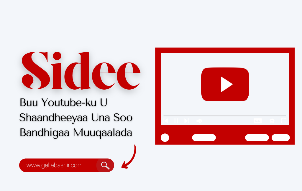 Sidee Buu Youtube-ku U Shaandheeyaa Una Soo Bandhigaa Muuqaalada