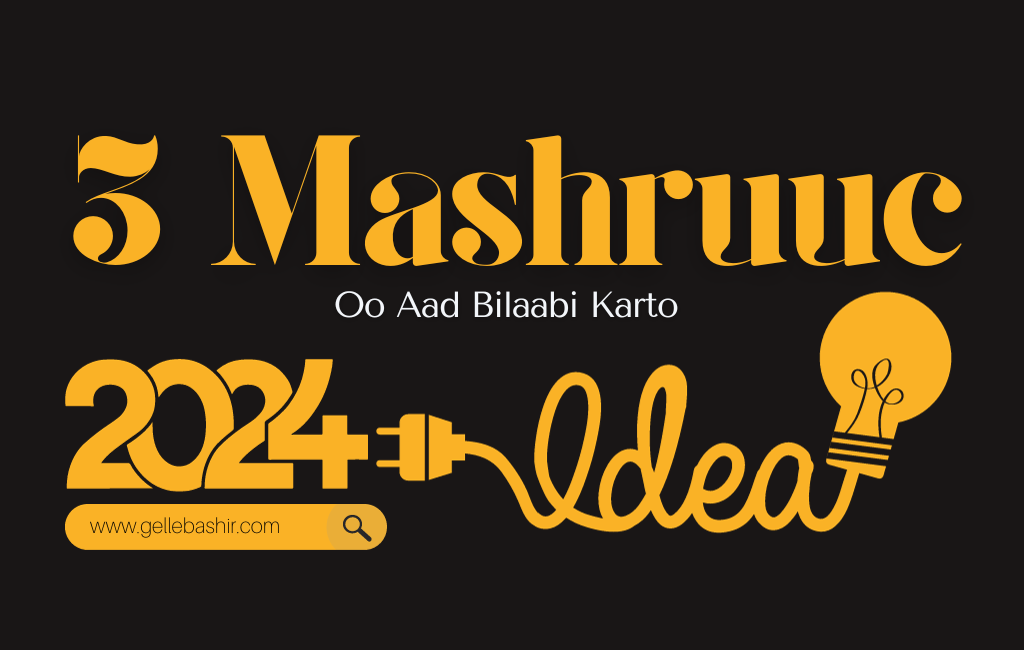 3 Mashruuc Oo Aad 2024 Bilaabi Karto (3 Mashruuc 2024)