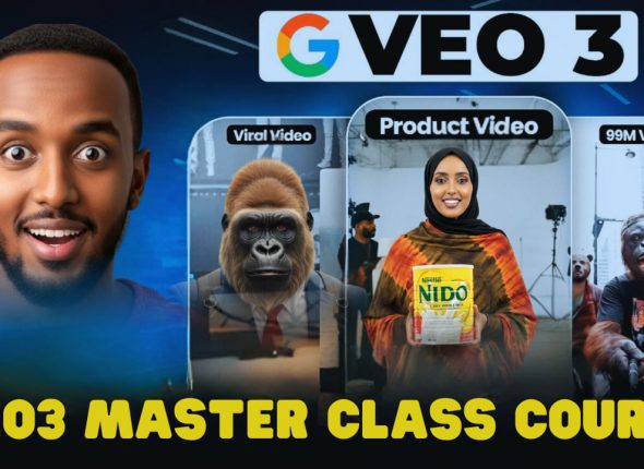 thumbnail. Veo3 Master Class Course From Concept to Creation.